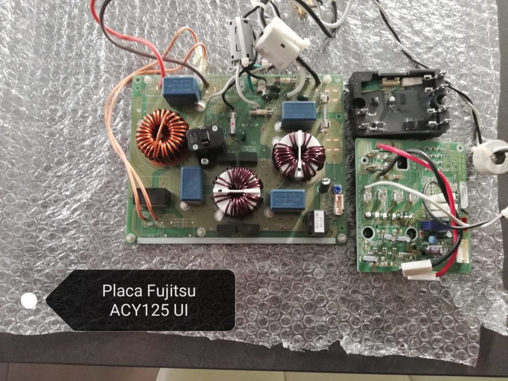 Carte électronique Fujitsu Pour Climatiseur Split - Réf. K10AY-02-01 / 100AHUE-TR0, Occasion Testée